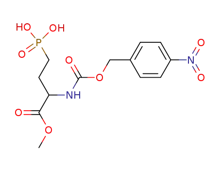 methyl 2-(N-4-nitrobenzyloxycarbonylamino)-4-phosphonobutanoate