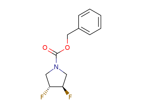 (3R,4R)-N-Cbz-3,4-difluoropyrrolidine cas no. 790658-58-1 98%
