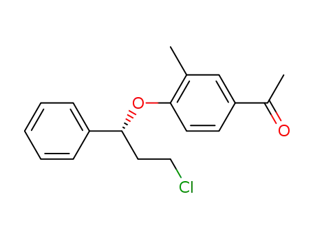 1-[4-((R)-3-Chloro-1-phenyl-propoxy)-3-methyl-phenyl]-ethanone