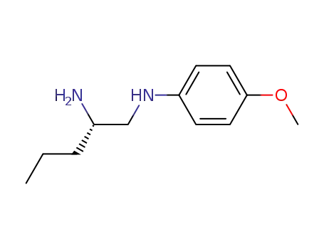 Molecular Structure of 757976-39-9 (<i>N</i><sup>1</sup>-(4-methoxy-phenyl)-pentane-1,2-diamine)