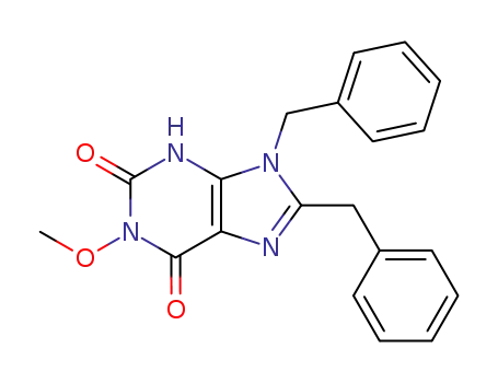 8,9-dibenzyl-1-methoxy-3,9-dihydro-purine-2,6-dione