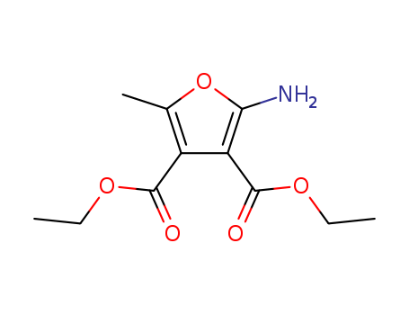 3,4-Furandicarboxylicacid, 2-amino-5-methyl-, 3,4-diethyl ester