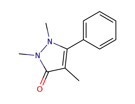 3H-Pyrazol-3-one, 1,2-dihydro-1,2,4-trimethyl-5-phenyl-