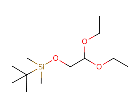 Molecular Structure of 956317-82-1 (1-(tert-butyldimethylsiloxy)-2,2-diethoxyethane)