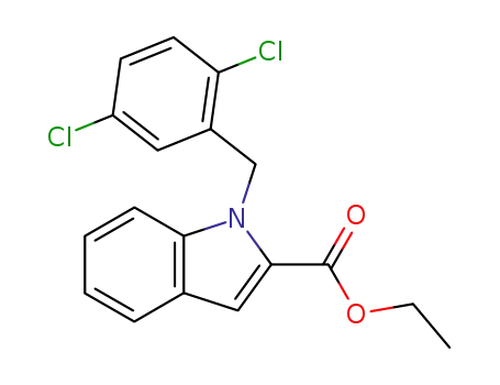 1-(2,5-dichloro-benzyl)-1<i>H</i>-indole-2-carboxylic acid ethyl ester