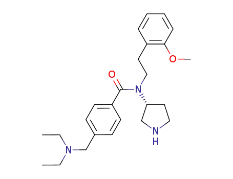 4-[(Diethylamino)methyl]-N-[2-(2-methoxyphenyl)ethyl]-N-(3R)-3-pyrrolidinylbenzamide