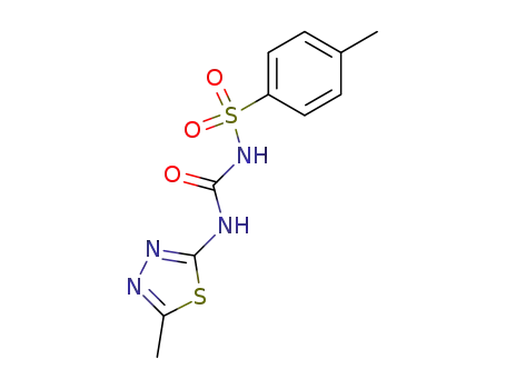Molecular Structure of 60198-63-2 (1-(toluene-4-sulfonyl)-3-(5-methyl-[1,3,4]thiadiazol-2-yl)-urea)