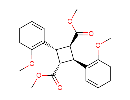 2,2'-Dimethoxy-α-truxillsaeure-dimethylester,(α-Dicumarsaeure-dimethylether-dimethylester)