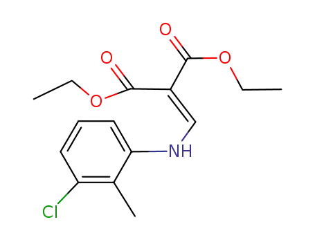 2-[(3-chloro-2-methyl-phenylamino)-methylene]-malonic acid diethyl ester