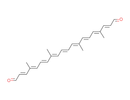 Molecular Structure of 34561-05-2 (6,6'-diapocarotene-6,6'-dial)