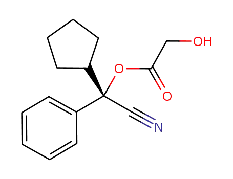 (S)-(+)-1-cyano-1-cyclopentyl-1-phenylmethyl hydroxyacetate