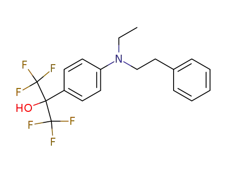 2-[4-(ethyl-phenethyl-amino)-phenyl]-1,1,1,3,3,3-hexafluoro-propan-2-ol