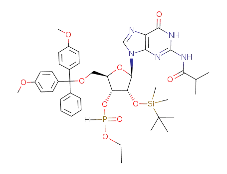 SiC<sub>6</sub>H<sub>14</sub>PO<sub>3</sub>HC(C<sub>6</sub>H<sub>5</sub>)3C<sub>2</sub>H<sub>3</sub>O<sub>2</sub>C<sub>10</sub>H<sub>13</sub>N<sub>5</sub>O<sub>5</sub>C<sub>4</sub>H<sub>6</sub>C<sub>2</sub>H<sub>4</sub>