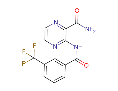 3-(3-trifluoromethyl-benzoylamino)-pyrazine-2-carboxylic acid amide