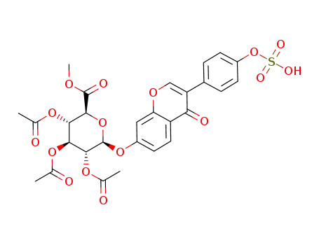 Daidzein 7-Tri-O-아세틸-β-D-글루쿠론산 메틸 에스테르 4'-황산염