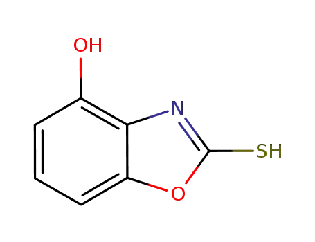 Molecular Structure of 73713-92-5 (2-Mercaptobenzoxazol-4-ol)