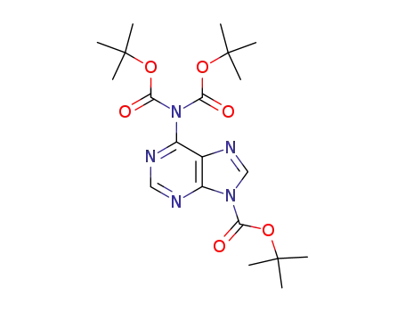 tert-butyl 6-[bis(tert-butoxycarbonyl)amino]-9H-purine-9-carboxylate