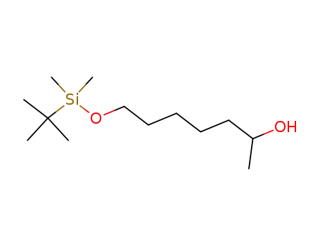 Molecular Structure of 114058-40-1 (2-Heptanol, 7-[[(1,1-dimethylethyl)dimethylsilyl]oxy]-)