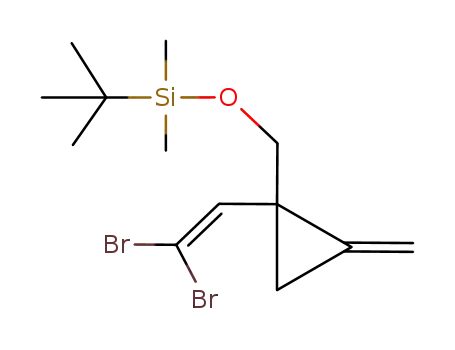 2-tert-butyldimethylsilyloxymethyl-2-(2,2-dibromoethenyl)-1-methylenecyclopropane
