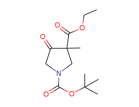 1-Tert-butyl 3-ethyl 3-methyl-4-oxopyrrolidine-1,3-dicarboxylate