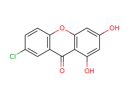 7-chloro-1,3-dihydroxy-9H-xanthen-9-one