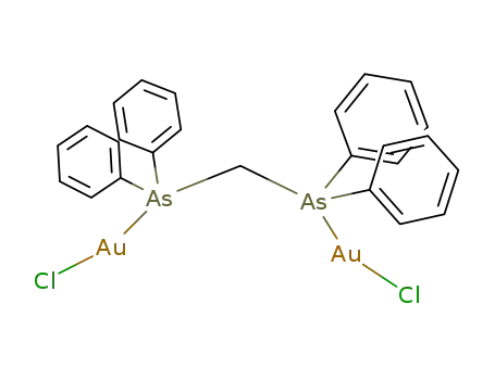 Au<SUB>2</SUB>Cl<SUB>2</SUB>(bis(diphenylarsino)methane)