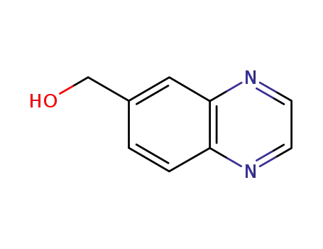 Molecular Structure of 488834-75-9 ((6-Hydroxymethyl)quinoxaline)