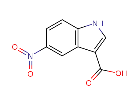 Molecular Structure of 6958-37-8 (5-NITROINDOLE-3-CARBOXYLIC ACID)