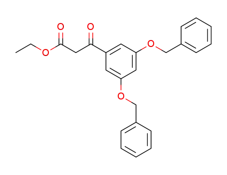 Molecular Structure of 909007-90-5 (3,4-dibenzyloxyabenzoylacetic ethyl ester)