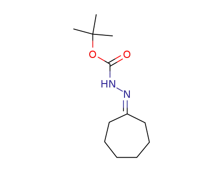 Molecular Structure of 79201-40-4 (Hydrazinecarboxylic acid, cycloheptylidene-, 1,1-dimethylethyl ester)
