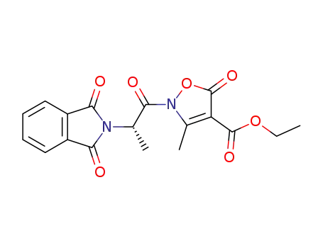 ethyl 2-[2-(1,3-dioxo-1,3-dihydro-2H-isoindol-2-yl)propanoyl]-3-methyl-5-oxo-2,5-dihydroisoxazole-4-carboxylate