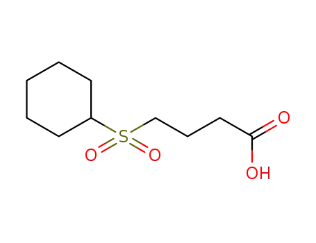 Butanoic acid, 4-(cyclohexylsulfonyl)-