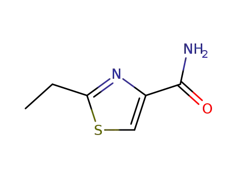 Molecular Structure of 76706-66-6 (4-Thiazolecarboxamide,  2-ethyl-)