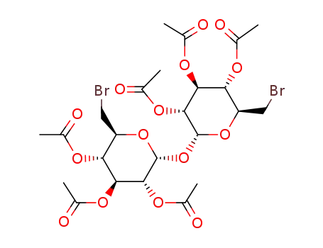 2,2',3,3',4,4'-hex-O-acetyl-6,6'-dideoxy-6,6'-dibromo-α,α-D-trehalose