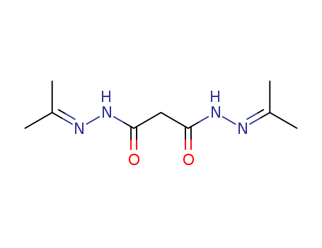 N,N-bis(propan-2-ylideneamino)propanediamide cas  3815-87-0