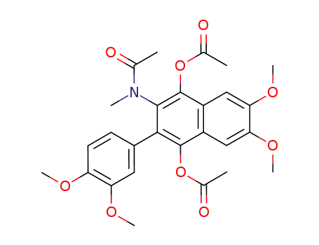 2-(N-Acetyl-N-methylamino)-1,4-diacetoxy-3-(3,4-dimethoxyphenyl)-6,7-dimethoxynaphthalene