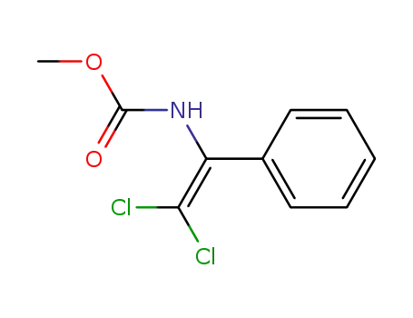 methyl N-(2,2-dichloro-1-phenylvinyl)carbamate