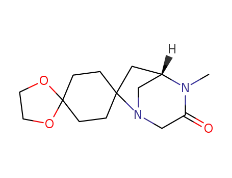 (5S)-dispiro{4-methyl-1,4-diazabicyclo[3.2.1]octan-3-one-7,1'-cyclohexan-4',2-1,3-dioxolane}