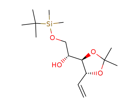(R)-2-(tert-Butyl-dimethyl-silanyloxy)-1-((4R,5R)-2,2-dimethyl-5-vinyl-[1,3]dioxolan-4-yl)-ethanol