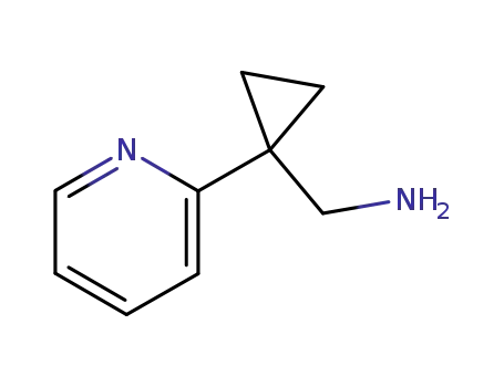 Molecular Structure of 812640-83-8 ((1-(PYRIDIN-2-YL)CYCLOPROPYL)METHANAMINE)