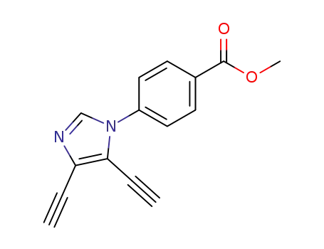 Benzoic acid, 4-(4,5-diethynyl-1H-imidazol-1-yl)-, methyl ester