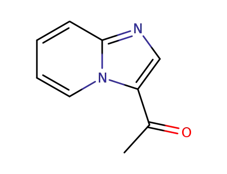 Molecular Structure of 29096-64-8 (Ethanone, 1-imidazo[1,2-a]pyridin-3-yl- (9CI))