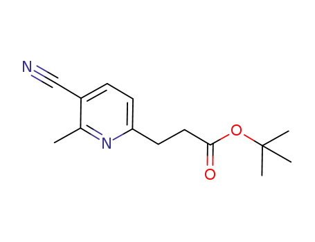 tert-butyl 3-(5-cyano-6-methylpyridin-2-yl)propanoate