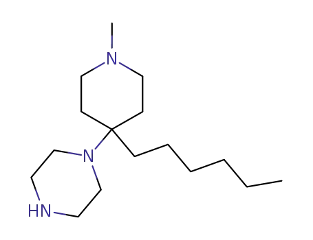 Piperazine, 1-(4-hexyl-1-methyl-4-piperidinyl)-