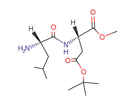 Molecular Structure of 63327-58-2 (L-Aspartic acid, N-L-leucyl-, 4-(1,1-dimethylethyl) 1-methyl ester)