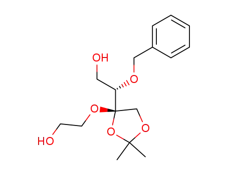 (S)-2-Benzyloxy-2-[(S)-4-(2-hydroxy-ethoxy)-2,2-dimethyl-[1,3]dioxolan-4-yl]-ethanol