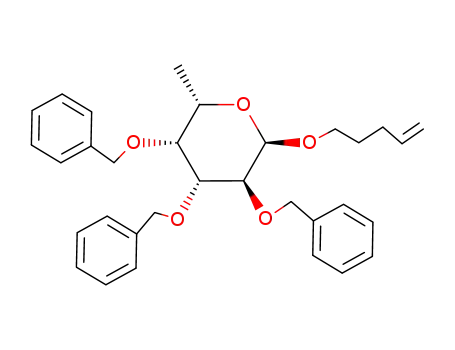 1-O-(4-pentenyl) 2,3,4-tri-O-benzyl-α-L-fucopyranoside