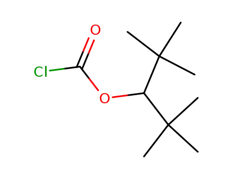 Molecular Structure of 64769-38-6 (Carbonochloridic acid, 1-(1,1-dimethylethyl)-2,2-dimethylpropyl ester)
