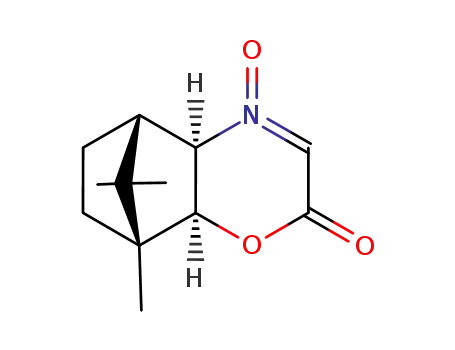 Molecular Structure of 898555-43-6 ((1R,2S,7R,8S)-1,11,11-Trimethyl-6-oxy-3-oxa-6-aza-tricyclo[6.2.1.0<sup>2,7</sup>]undec-5-en-4-one)