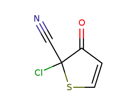2-Thiophenecarbonitrile,  2-chloro-2,3-dihydro-3-oxo-